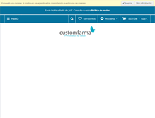Tablet Screenshot of customfarma.com